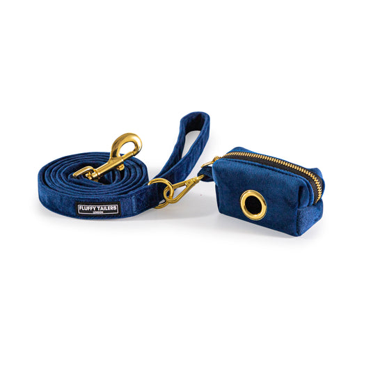 Royal Velvet Leash and Poop Bag Holder