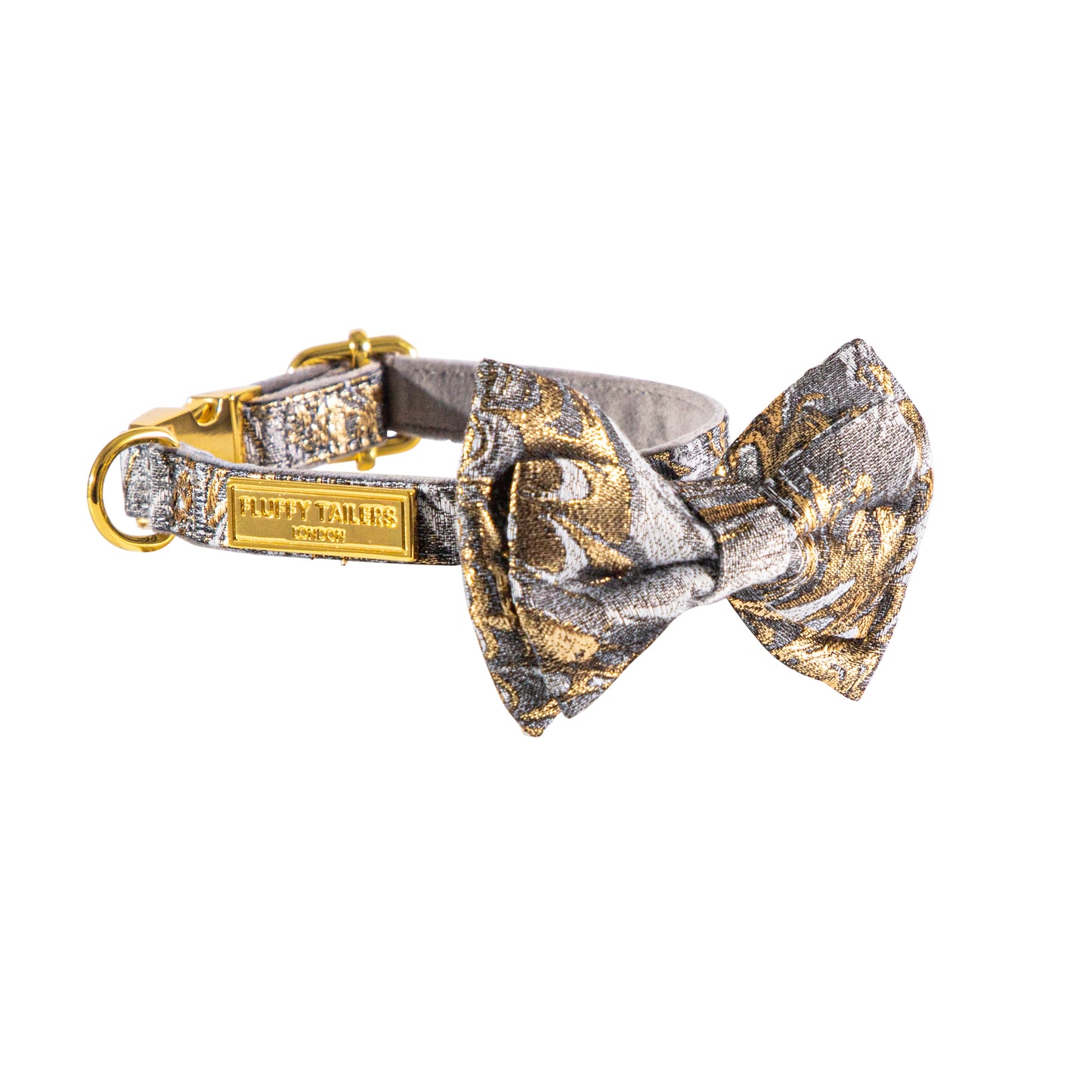 Luxury Occasion Collection- Dog Harness, Collar, Bow, Leash and Poop Bag Holder