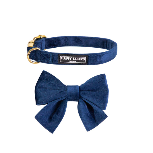 Royal Velvet Collar and Bow Tie