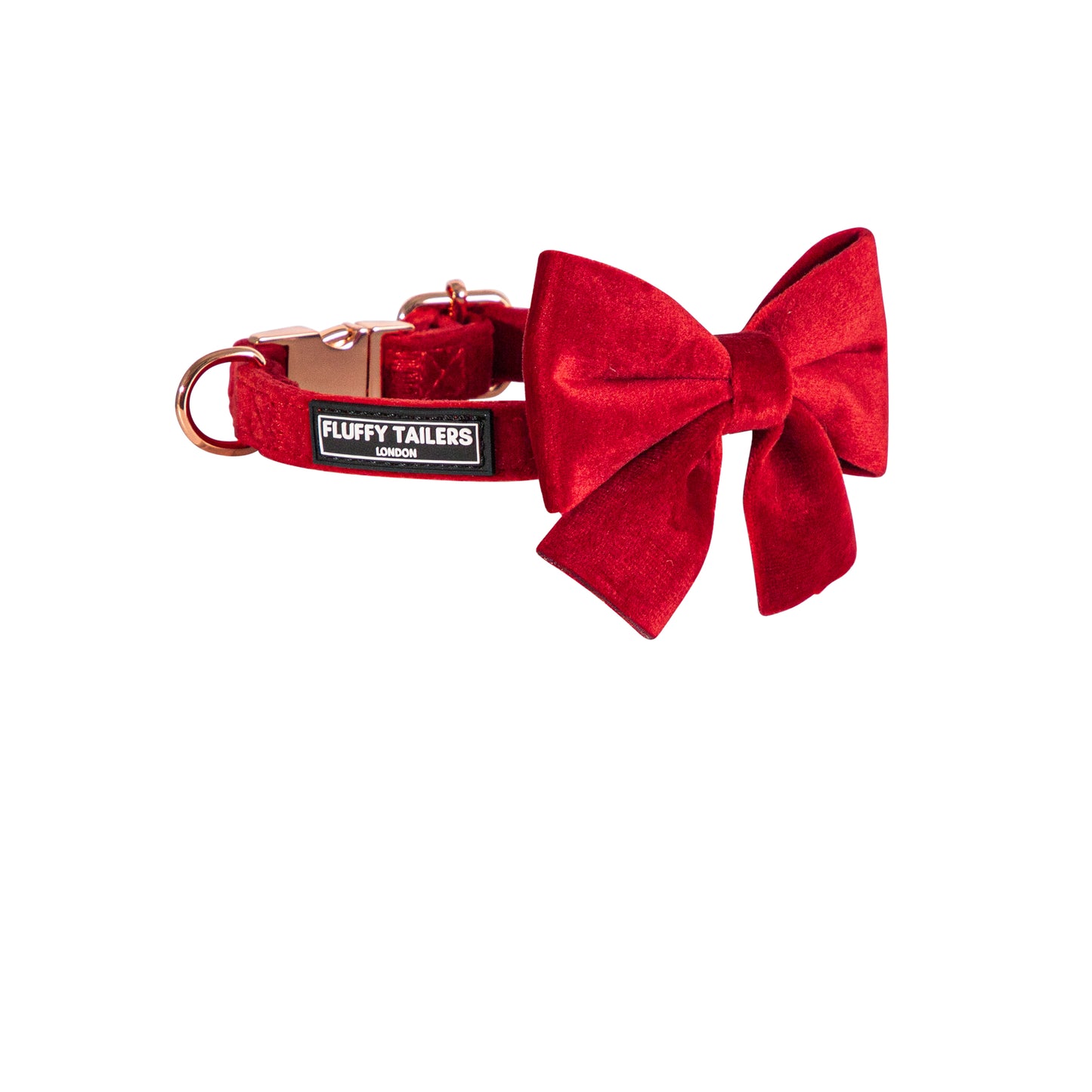 Luxury Velvet Harness, Collar and Bow Tie