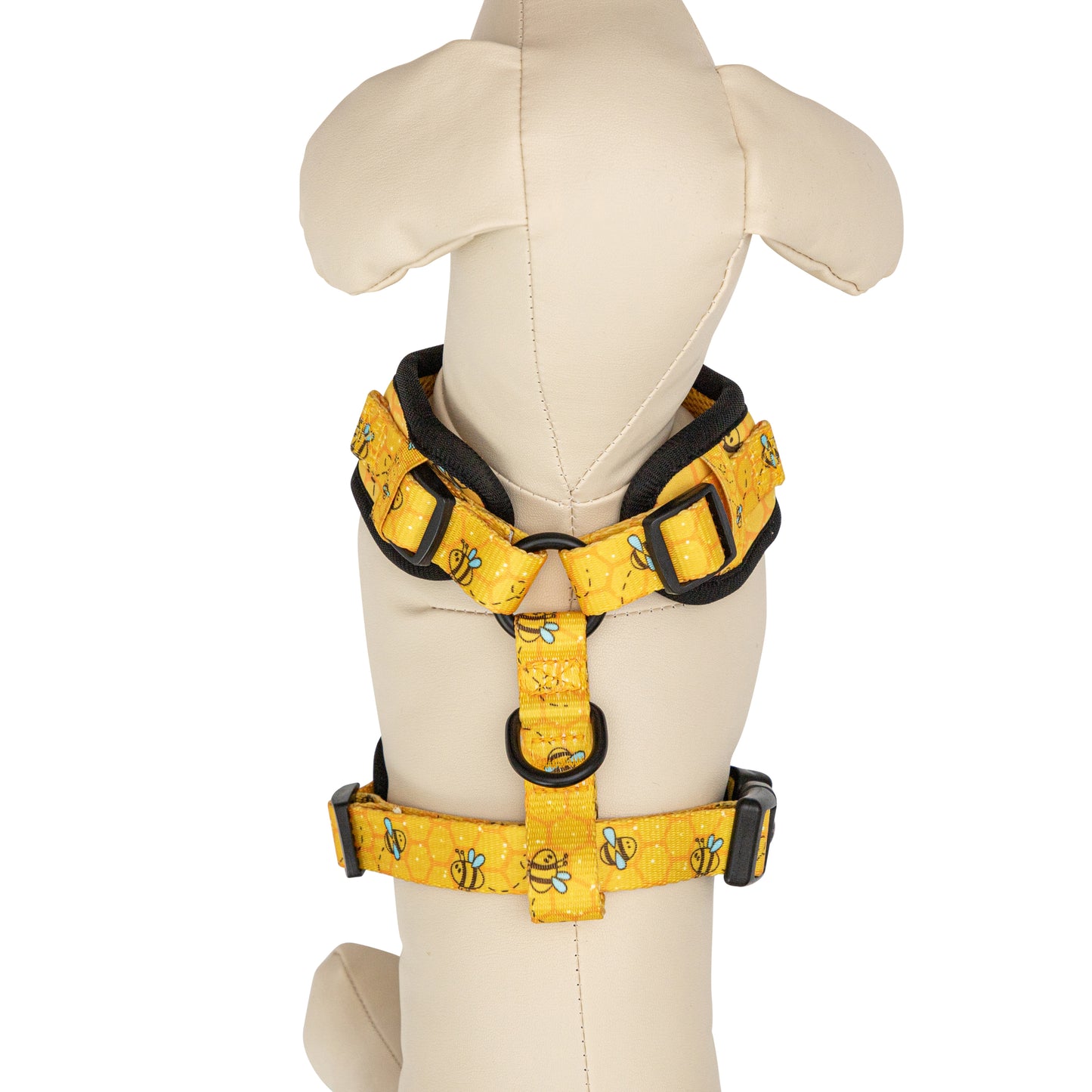 Bee Kind Collection- Dog Harness, Collar, Bow Tie, Lead and Poop Bag Holder